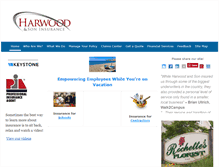 Tablet Screenshot of harwoodins.com